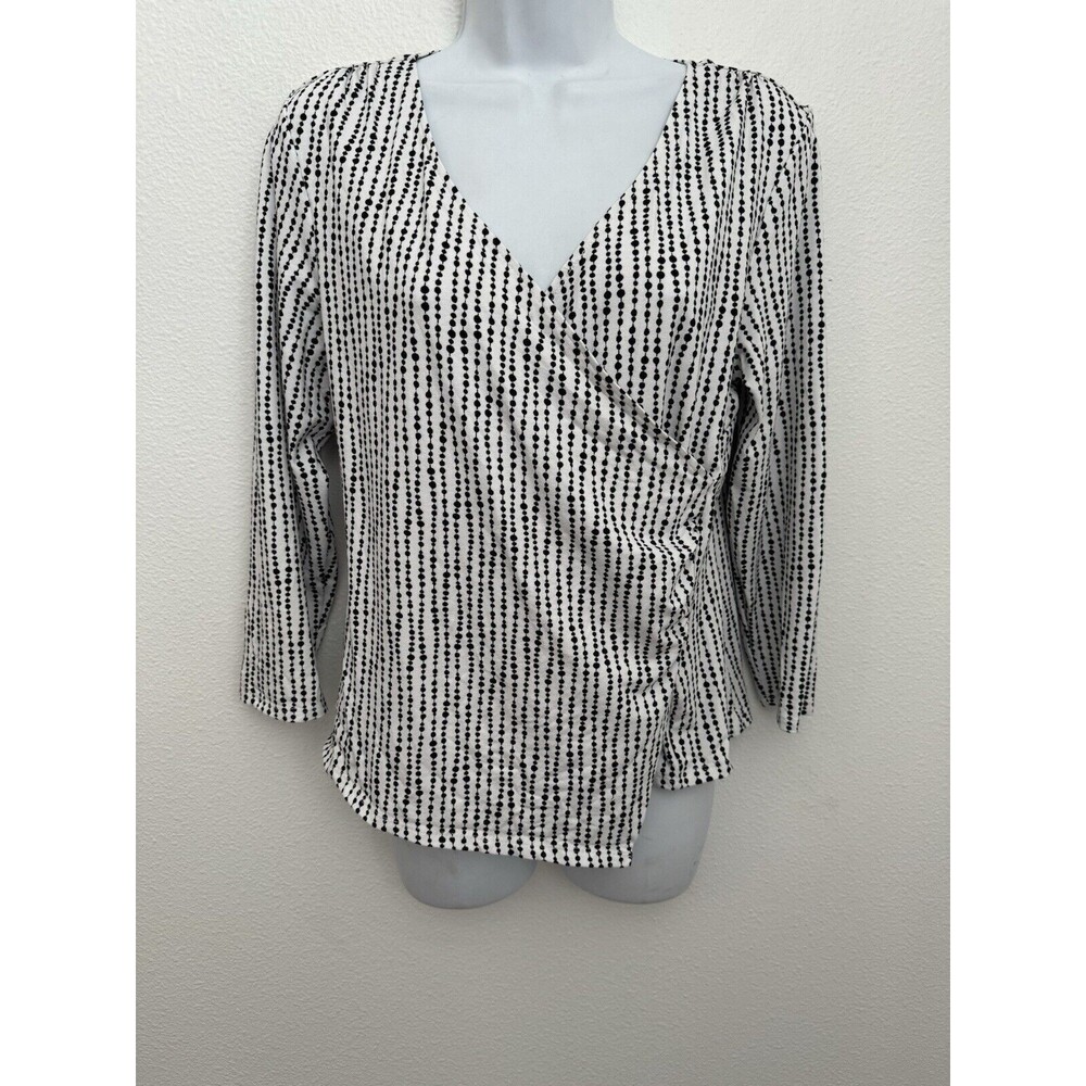 Habitat Monochrome Patterned Tunic Top